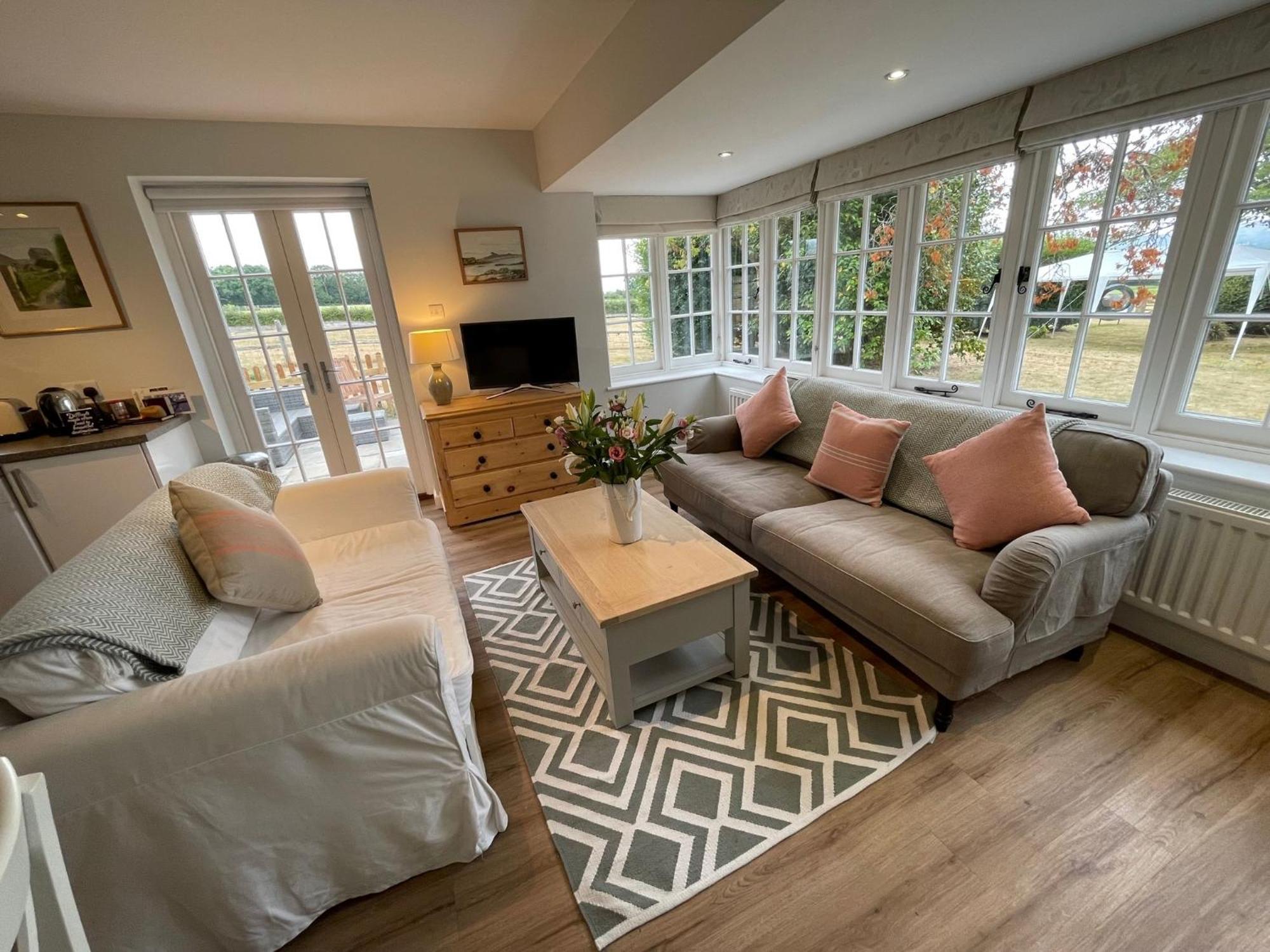 Ferienwohnung Garden Flat Near Goodwood With Stunning Views Petersfield Exterior foto
